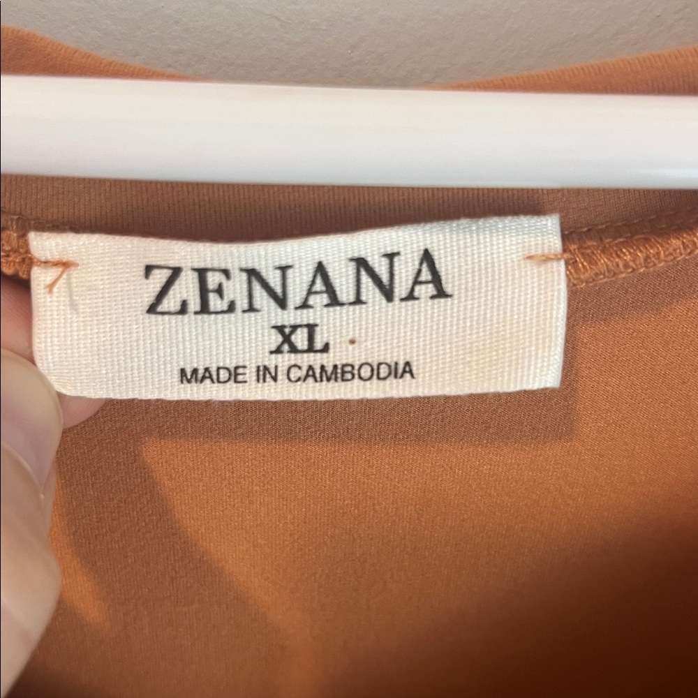 Zenana Warm Orange Maxi Dress - Picture 3 of 5